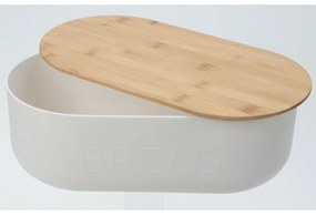 EH Breadbox cu placă de tăiere din bambus BREAD