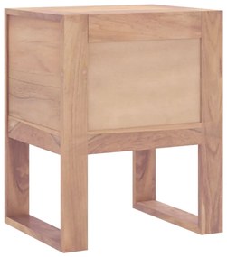 Noptiera, 40x30x50 cm, lemn masiv de tec