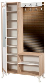Set mobilier pentru hol Inuk 220 (Stejar sonoma). 1072006
