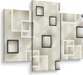 Tablou geometric abstract (90x60 cm)