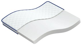 241076 vidaXL Saltea din spumă cu memorie, 200 x 180 x 17 cm