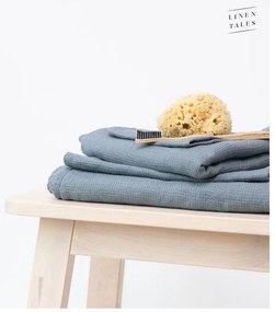Prosop albastru din in 30x30 cm - Linen Tales