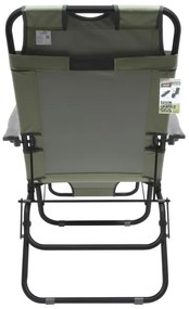 Scaun ajustabil pliabil verde/negru