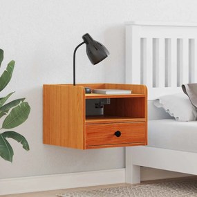 vidaXL Noptieră Maro ceruit 38 x 36 x 29.5 cm Lemn de brad solid