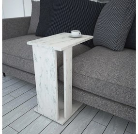 Măsuță laterală Perlit (Alb + Negru) . 1102460