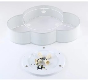 Brilagi - Plafonieră pentru copii NIMBUS 4xE27/15W/230V 46x63 cm gri