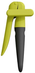 Deschizator de conserve Trebonn Pop Top 1523215, 18.2 cm, Maner moale, Orificiu de agatare, Negru/Galben