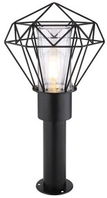 Stalp mic pentru iluminat exterior design modern, IP44 HORACE 31356 GL