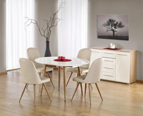 Masa extensibila Edward Honey Oak - L 120-200 x l 100 x h 75 cm