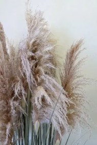 Plantă artificială decorativă, tip stuf verde, H170 cm, „Fleur”