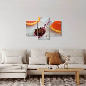 Tablou cu scorțișoară pe linguriță (90x60 cm)