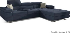 Colțar lemn masiv Extensibil Celis 280x205cm Ladă Depozitare Personalizabil