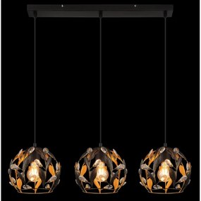 Globo 15759-3H - Pendul suspendat pe cablu MIKA 3xE27/40W/230V