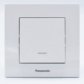 Intrerupator cu led Karre Plus Panasonic, ST, alb