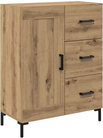 vidaXL Bufet stejar artizanal 69.5 x 34 x 90 cm Lemn compozit