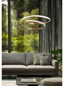 Redo 01-1796 - Lustră LED pe cablu TORSION LED/40W/230V, bronz