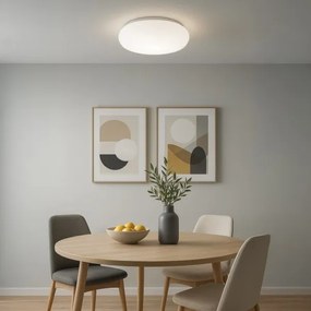 Plafonieră PULSO, 3xE27/15W/230V, Ø 42 cm, albă