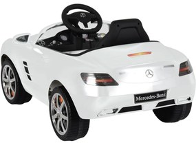 Buddy Toys BEC 7110 Mașinuță electrică MercedesBenz SLS, albă