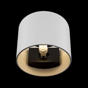 Aplica de perete design tehnic Rond alb MYC066WL-01W