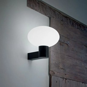 Ideal Lux - Lampă de perete pentru exterior CLIO 1xE27/42W/230V IP44 neagră