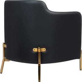 Fotoliu modern ultra confortabil Black-Gold