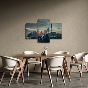 Tablou cu orașul în amurg (90x60 cm)