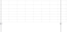 vidaXL Gard cu Stâlp Argintiu 0,8 x 25 m Oțel