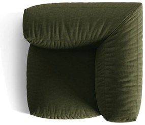 Modul pentru canapea modulară verde (cu colț variabil) Martina – Micadoni Home