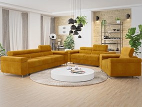 Set canapea fotoliu 3+2+1 Terazuro 3+2+1 (muștar) . 1105860