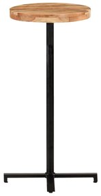 320283 vidaXL Masă de bar, rotund, Ø50x110 cm, lemn masiv de acacia