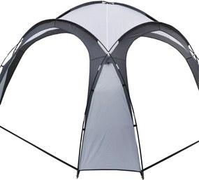 Foișor de grădină gri 3,5x3,5 m