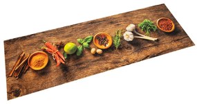 vidaXL Covor de bucătărie lavabil Spices, 45x150 cm, catifea