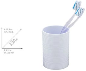 Suport pentru periuța de dinți alb din plastic Lyon – Allstar