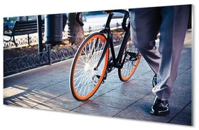 Tablouri acrilice Oraș picior de biciclete