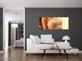 Tablou - Femeia lângă pom (120x50 cm)