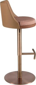 Scaun de bar pivotant cu inaltime reglabila Stool maro