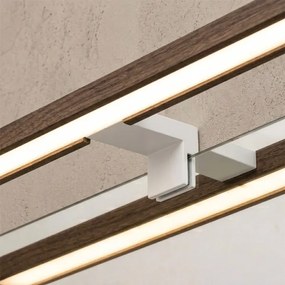 Brilagi-LED Lumină pentru oglindă de baie 3-în-1 WOODY MIRROR LED/8W/230V 40 cm IP44 alb/stejar