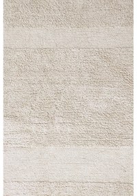 Covor crem lavabil/țesut manual din bumbac 200x300 cm Bloom Natural – Lorena Canals