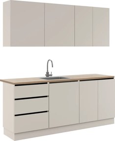 Mobilier de bucătărie, 2 m, caşmir, ASTI