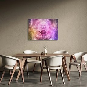 Tablou pe sticlă - Aura de meditație (70x50 cm)