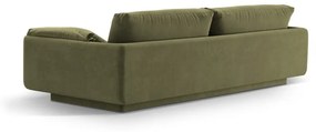 Canapea verde-deschis cu tapițerie din catifea 220 cm Torino – Micadoni