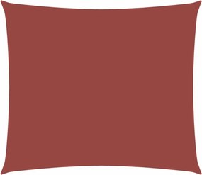 vidaXL Parasolar, cărămiziu, 2,5x3,5m, țesătură oxford, dreptunghiular