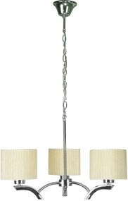 Candellux Draga lampă suspendată 3x60 W crom 33-04208
