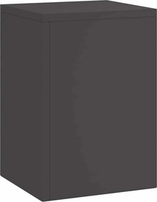 vidaXL Suport pentru plante 3 pcs Negru Oțel