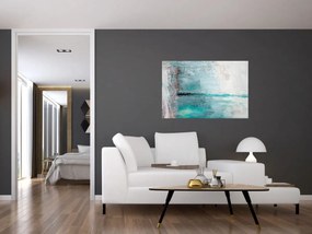 Tablou - pictură abstractă în ulei (90x60 cm)