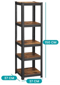 Raft cu 5 niveluri pentru living