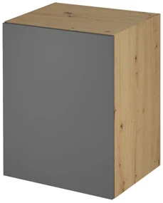 Dulap superior de bucătărie G60G Langari (stejar artisan + gri mat) (S). 1016905