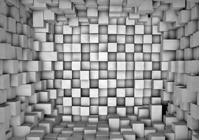 Fototapet - 3D pătrate (254x184 cm), în 8 de alte dimensiuni noi