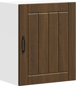 vidaXL Dulap de bucătărie "Lucca" din lemn de stejar maro