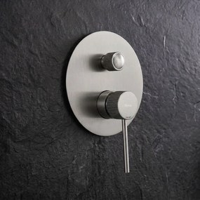 Set de dus incastrat Rea Lungo Stripe Nickel Brush + BOX